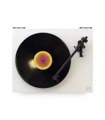 Rega Planar 1 Platine vinyle Black Matt inclus Cellule MM carbon - Blanc