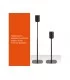 Mountson Pied de Sol réglable pour Sonos One / Play:1 - Paire