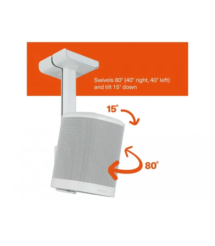 Mountson Support plafond Sonos One / Play:1 - Pièce