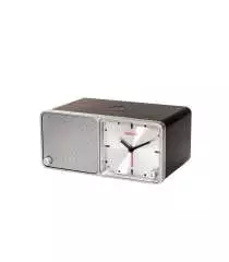 Geneva Time | Réveil Bluetooth avec chargeur induction - Rouge