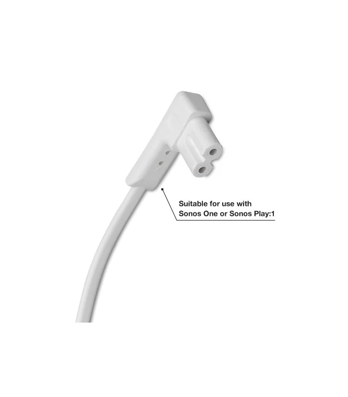 Mountson Short power cable for Sonos One, One SL & Play:1
