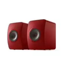 KEF LS50 Wireless mkII Enceintes bibliothèque Wireless (paire) | - Rouge