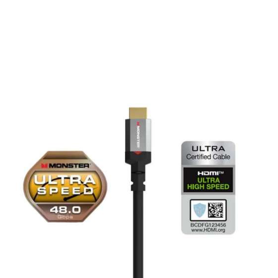 Monster Cable HDMI Essentials UHD 8K Dolby Vision HDR 48Gbps 1,8m