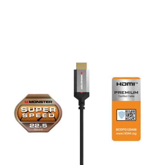 Monster Cable HDMI Essentials UHD 4K Dolby Vision HDR 22.5Gbps