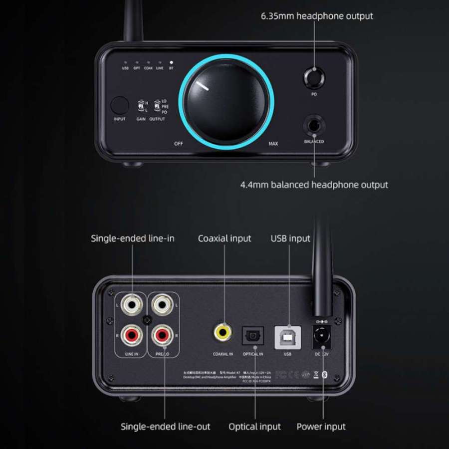 FiiO K7 BT | DAC et amplificateur pour casque avec Bluetooth