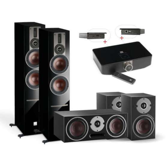 Dali Home Cinema Set 5.0 Rubicon 6 C + Oberon 1 C + Oberon Vokal C + Sound Hub inclus HDMI & BluOS