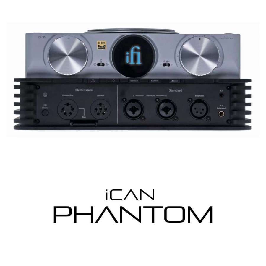 iFi Audio iCAN Phantom | Préamplificateur et amplificateur de casque pour casques dynamiques, magnétostat ou électrostat