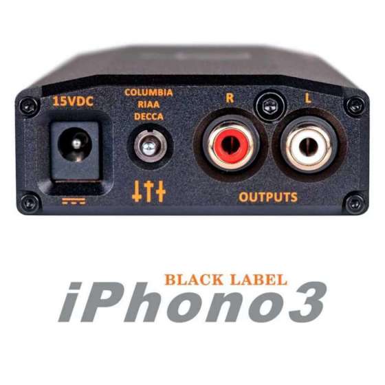 iFi Audio micro iPhono3 Black Label | Préamplificateur phono pour MM et MC