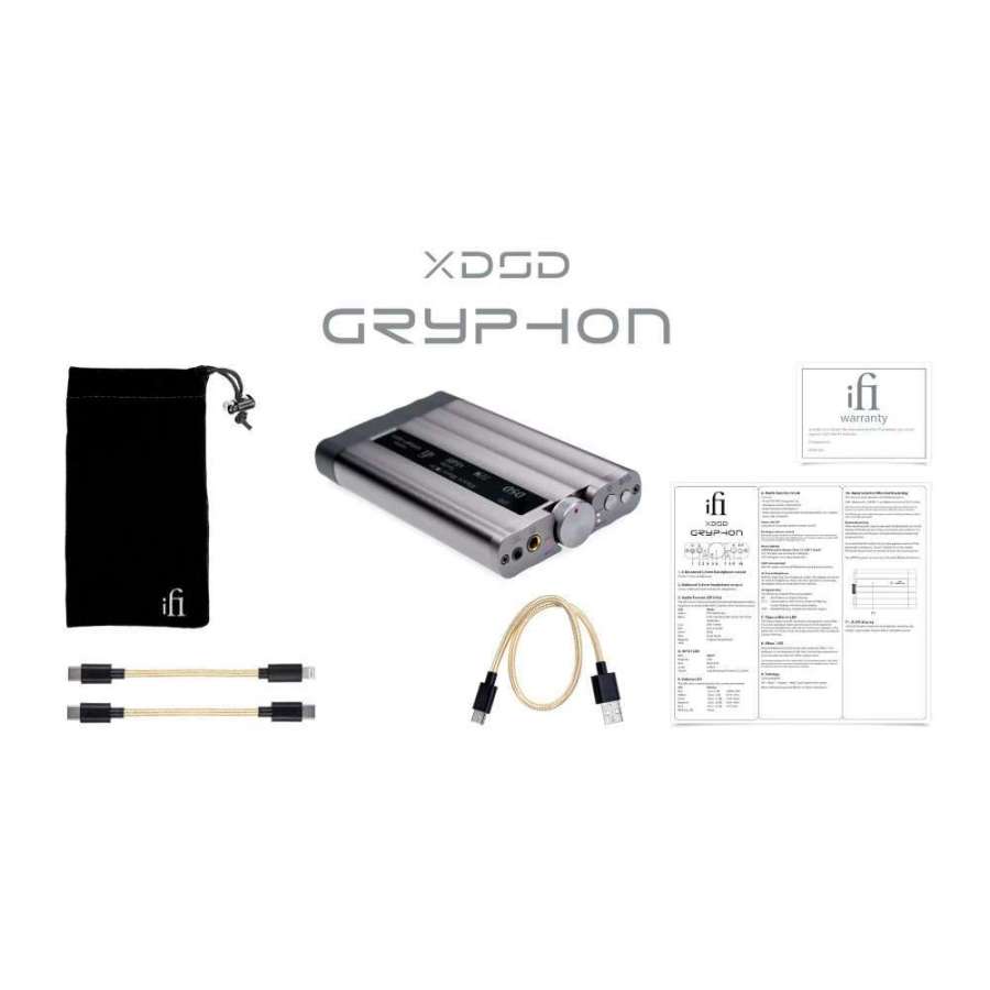 iFi Audio xDSD Gryphon | DAC USB et amplificateur pour casque portable avec Bluetooth