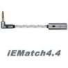 iFi Audio iEMatch4.4 | Améliorateur de son avec commutateur de gain pour appareils/casques de 4.4 mm