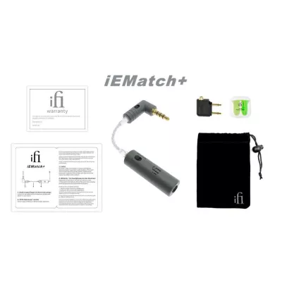 iFi Audio iEMatch+ | Améliorateur de son avec commutateur de gain pour appareils/écouteurs de 3,5 mm à Genève | Digistore.ch