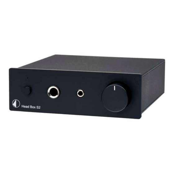 Pro-Ject Head Box S2 | Micro high end headphone amplifier