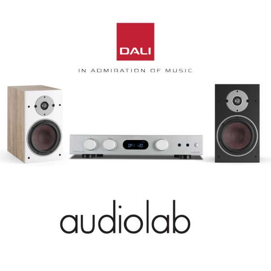 Pack Audiolab 6000A Silver + Dali Oberon 3