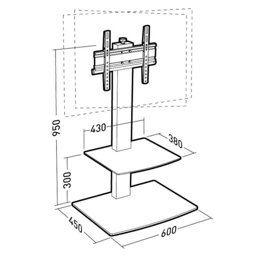 Erard Studio 600 | Pied de sol pour TV