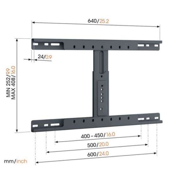 Vogel's TVA 6950 Black | Adaptateur pour ossature à Genève | Digistore.ch