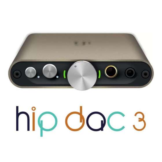 iFi Audio hip-dac 3 | Amplificateur pour casque et DAC portable