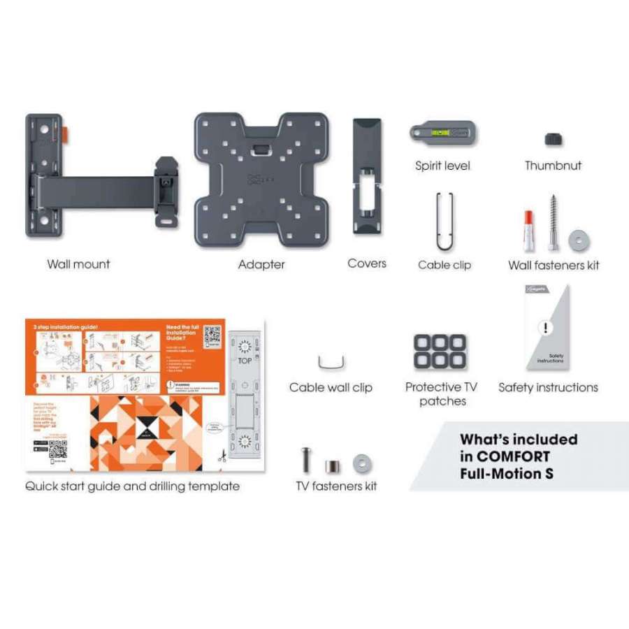 Vogel's TVM 3225 Black | Support TV Orientable