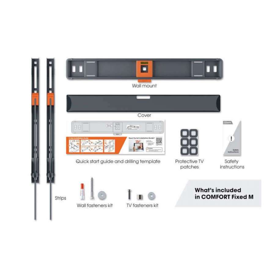 Vogel's TVM 3405 Black | Support TV Fixe