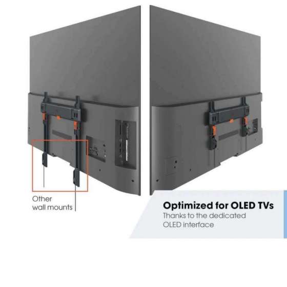 Vogel's TVM 3405 SP Black | Support TV OLED Fixe à Genève | Digistore.ch