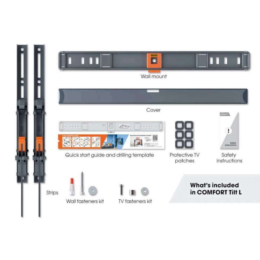 Vogel's TVM 3615 Black | Support TV Inclinable