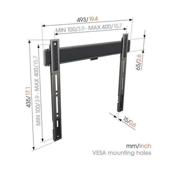 Vogel's TVM 5405 Black | Support TV Fixe à Genève | Digistore.ch