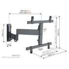 Vogel's TVM 3465 Black | Support TV OLED Orientable