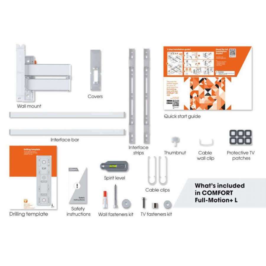Vogel's TVM 3645 White | Support TV Orientable