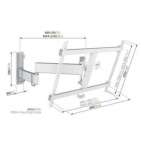Vogel's TVM 3645 White | Support TV Orientable