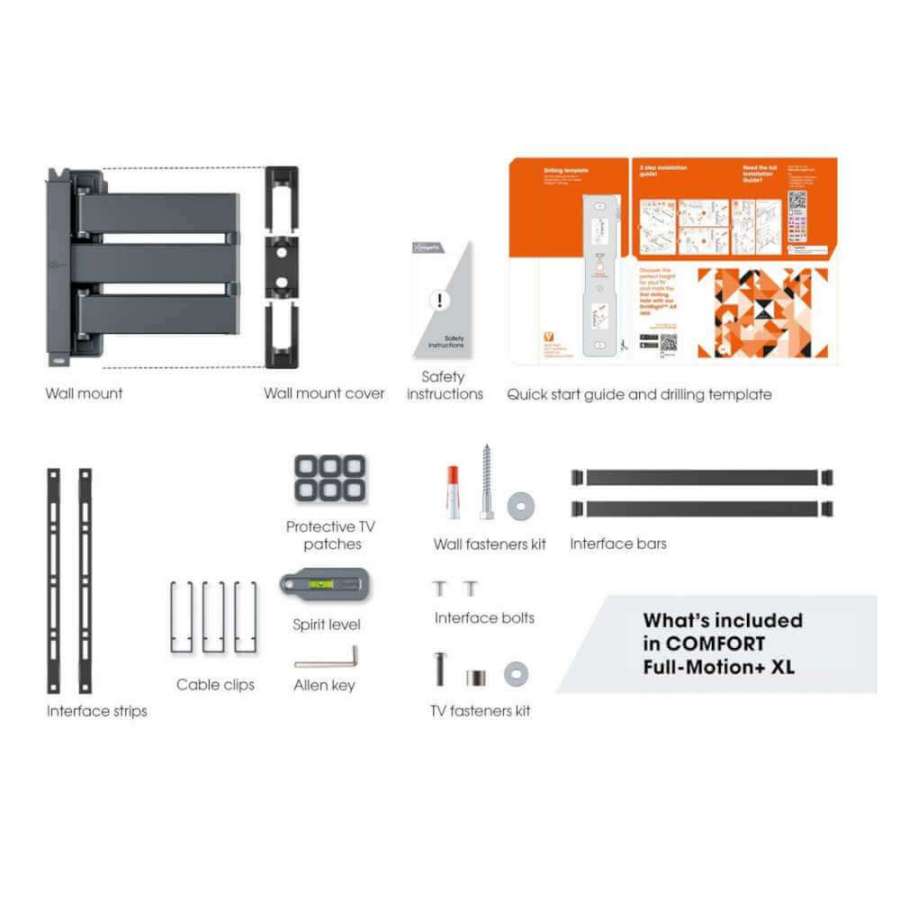 Vogel's TVM 3845 Black | Support TV Orientable