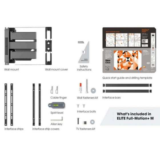 Vogel's TVM 5445 White | Support TV Orientable à Genève | Digistore.ch