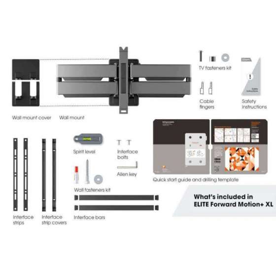 Vogel's TVM 5855 Black | Support TV Orientable à Genève | Digistore.ch