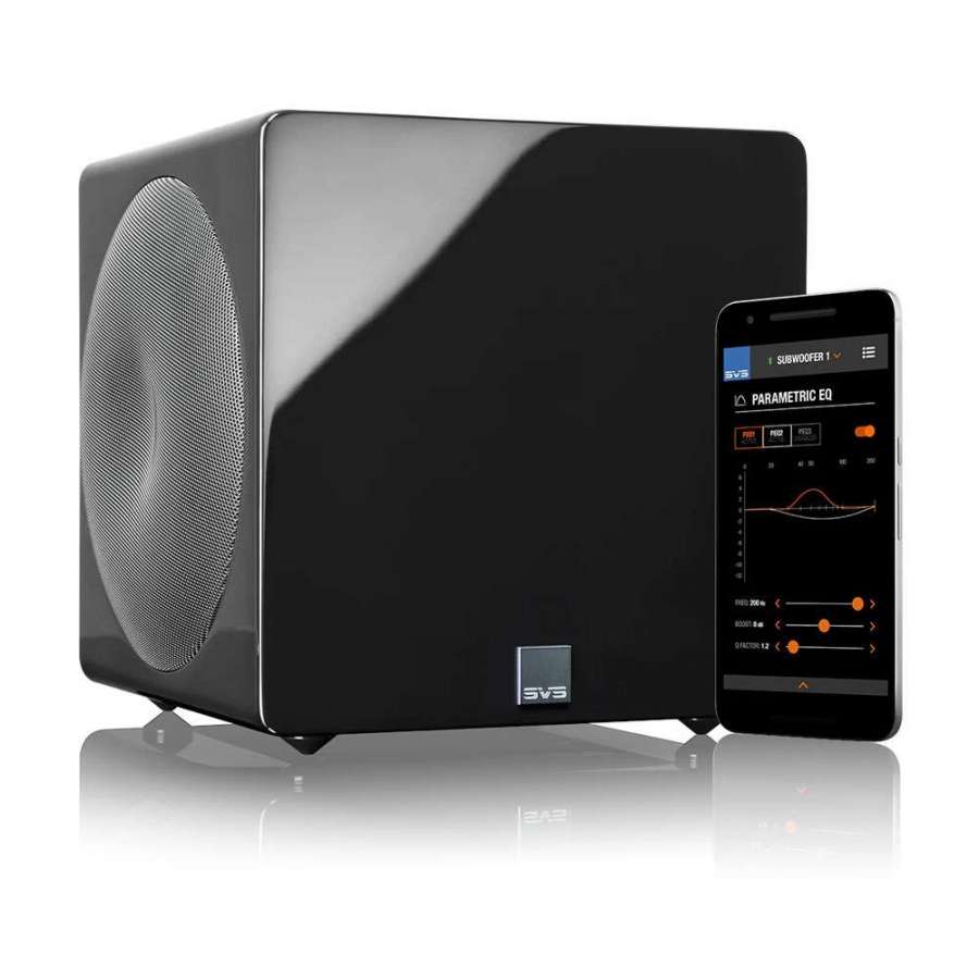 SVS 3000 Micro Black High Gloss | Enclosed Home-theatre Subwoofer