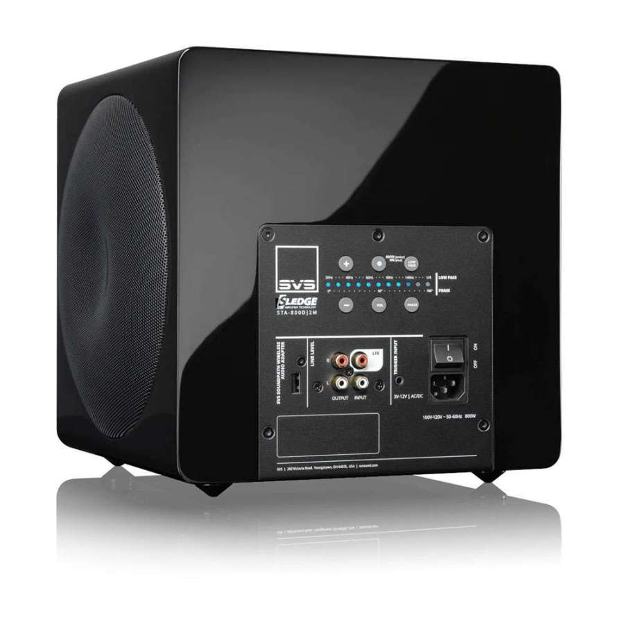 SVS 3000 Micro Black High Gloss | Enclosed Home-theatre Subwoofer