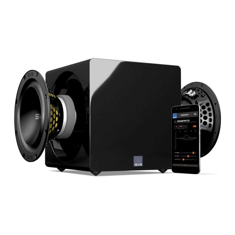 SVS 3000 Micro Black High Gloss | Enclosed Home-theatre Subwoofer