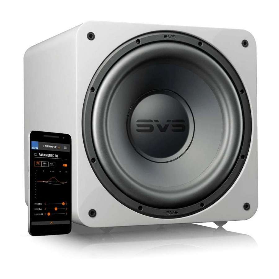 SVS SB-1000 Pro White High Gloss | Enclosed Home-theatre Subwoofer