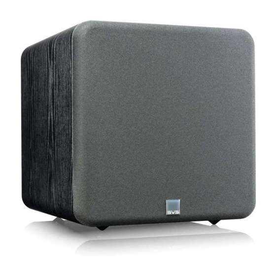 SVS SB-1000 Pro Black Ash | Enclosed Home-theatre Subwoofer à Genève | Digistore.ch