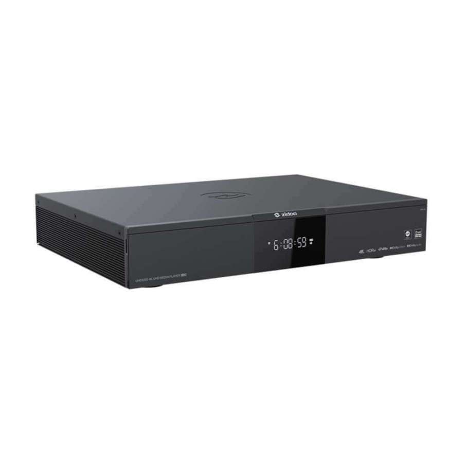 Zidoo UHD5000 | 4K UHD Media Player Dolby Vision & HDR10+