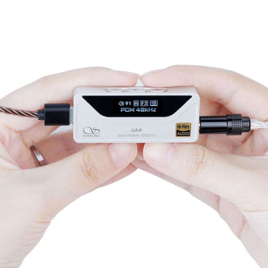 Shanling UA4 Silver | DAC USB et amplificateur de casque super portable