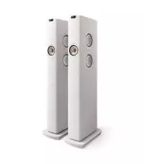 KEF LS60 | Enceintes colonne Wireless (paire) | PROMO CASH BACK DIRECT PANIER - Blanc