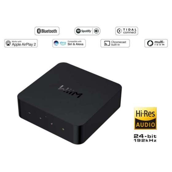 WiiM Pro Black | Hi-Res Multiroom Streamer