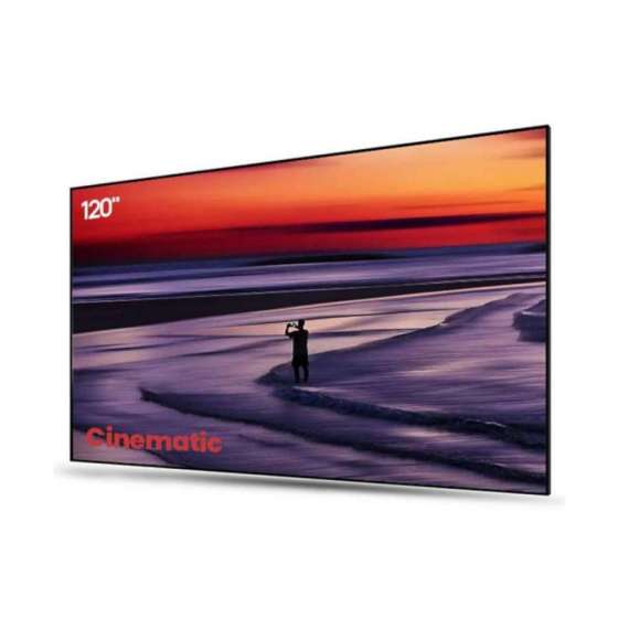 Awol Cinematic ALR-C120 | ALR 120 inch fixed projection screen
