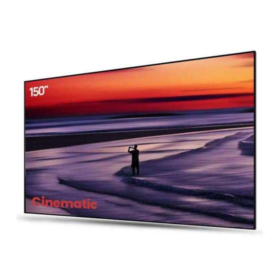 Awol Cinematic ALR-C150 | ALR 150 inch fixed projection screen