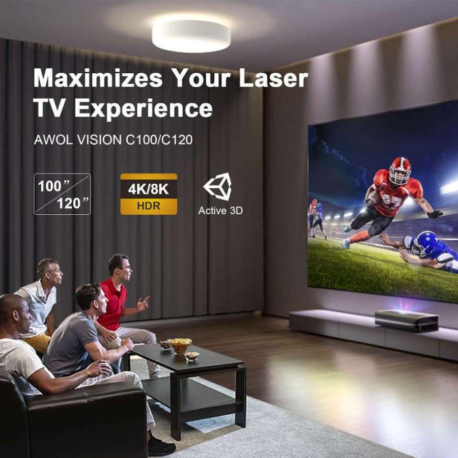 Awol Cinematic ALR-C150 | ALR 150 inch fixed projection screen