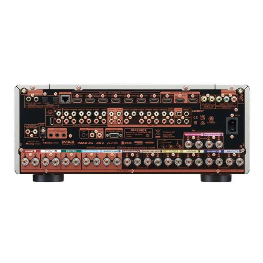 Marantz Cinema 30 | Amplificateur AV 8K 11.4 canaux | Garantie 4 ans