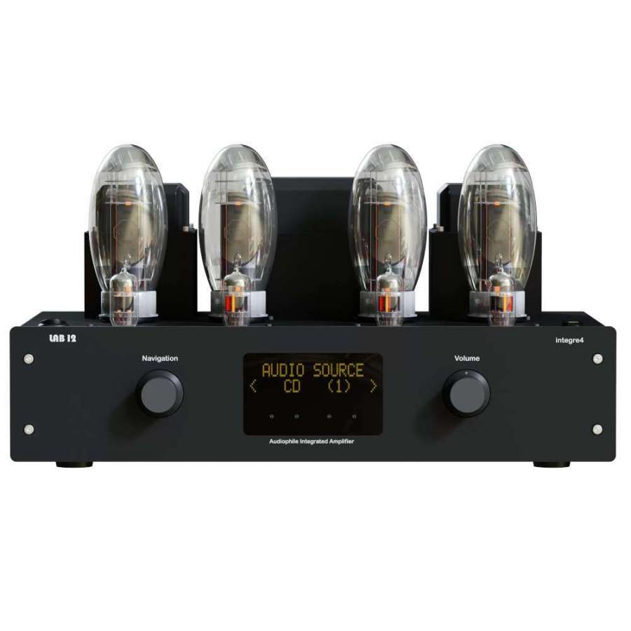 Lab12 Integre4 Black | Audiophile Integrated Amplifier