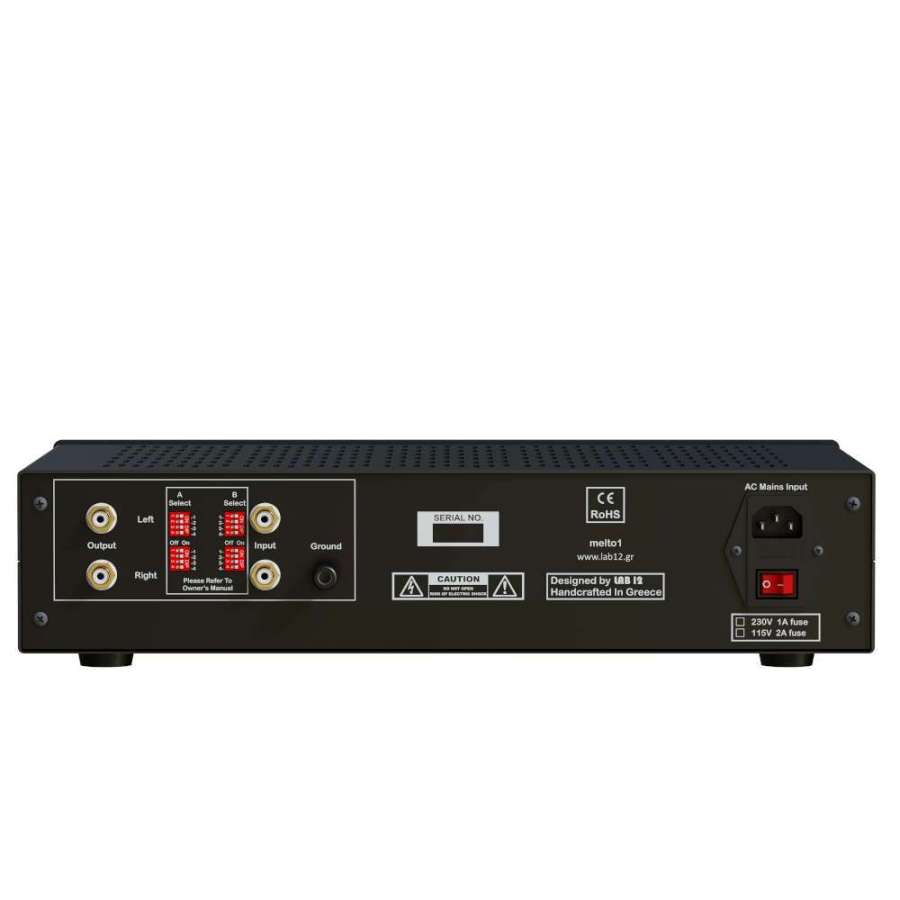 Lab12 Melto1 Black | Tube MC/MM Phono Preamplifier