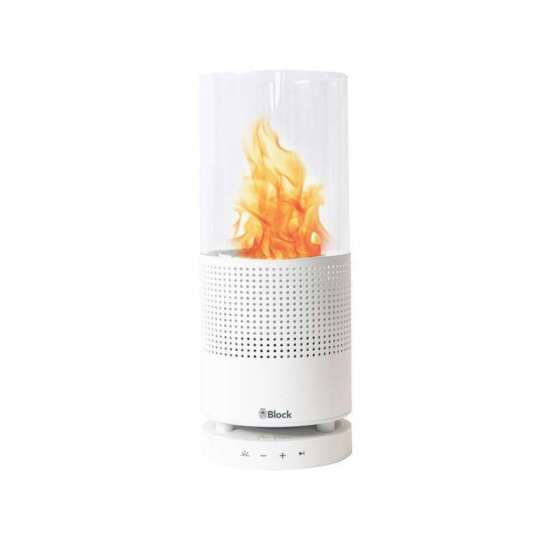 Block The Flame White | Bluetooth Portable Speaker