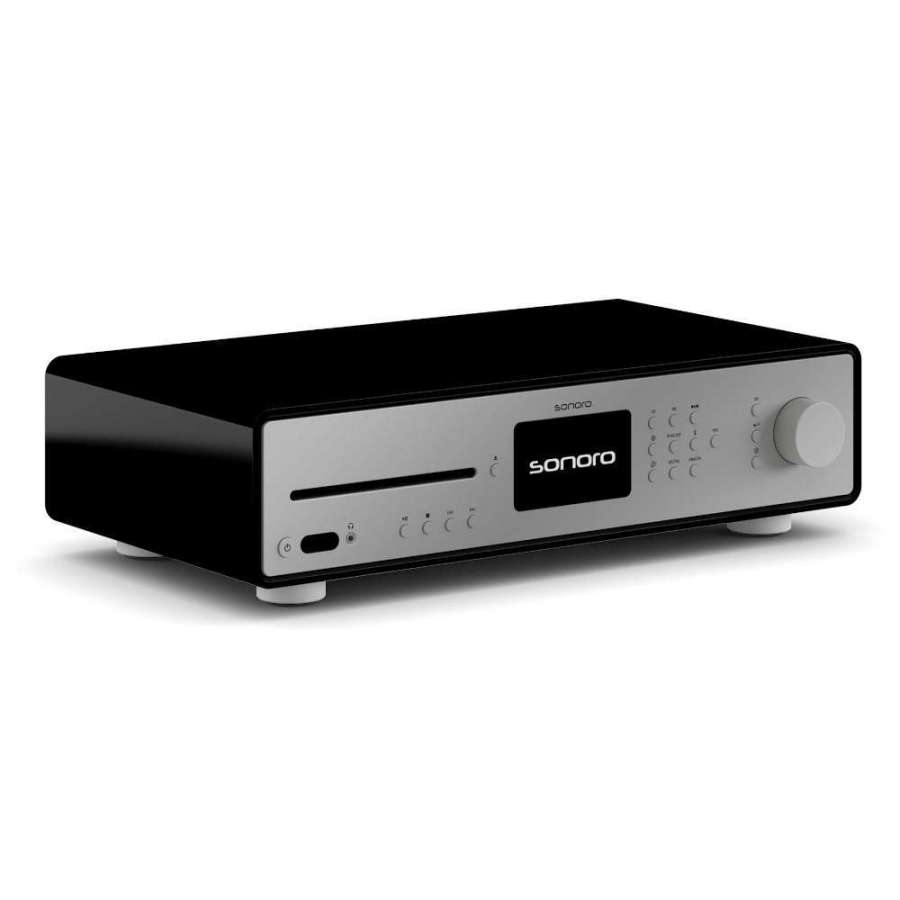 Sonoro Maestro Quantum Gloss Black | Amplificateur Internet Hi-Res Audio Moderne et Puissant