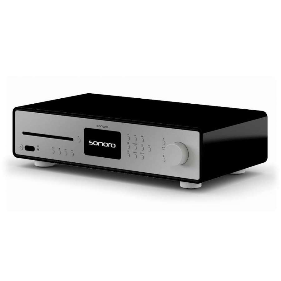 Sonoro Maestro Quantum Gloss Black | Amplificateur Internet Hi-Res Audio Moderne et Puissant