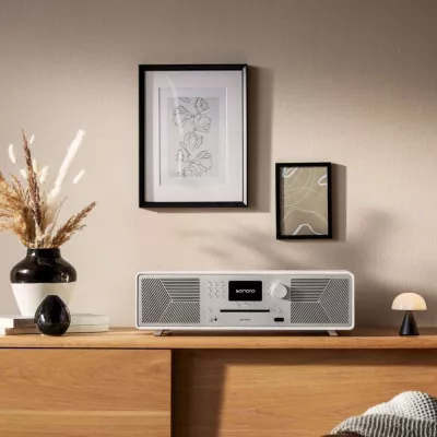 Sonoro Meisterstück Matte White | All-in-One Wireless Music System à Genève | Digistore.ch